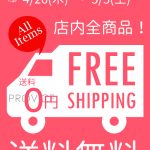 全品送料無料キャンペーン！【4月26日～5月5日の10日間限定】インターネットを使ってPROVICEでお買い物してみませんか？